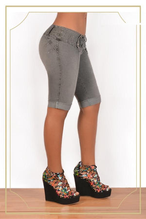 Ref. 001 -4381 Jean Capri Cheviotto Colombiano - Ropa Colombiana