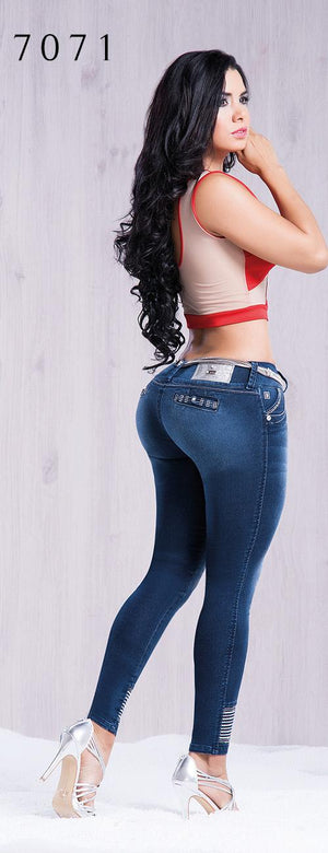 Ref. 001 -7071 Jean Estilo Sexy - Ropa Colombiana