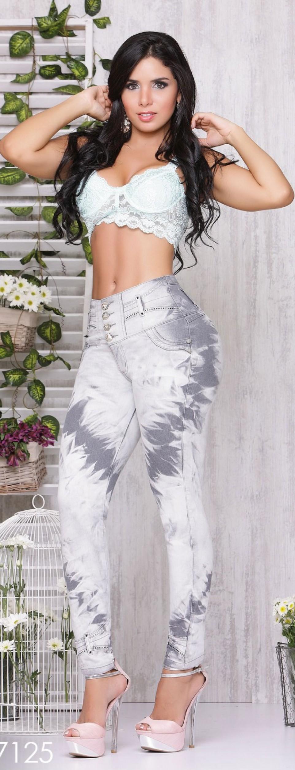 Ref. 001 -7125 Pantalón Doble Color - Ropa Colombiana