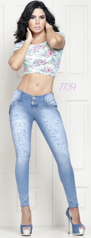 Ref. 001 -7739 Vaqueros Sexys y Fabulosos - Ropa Colombiana