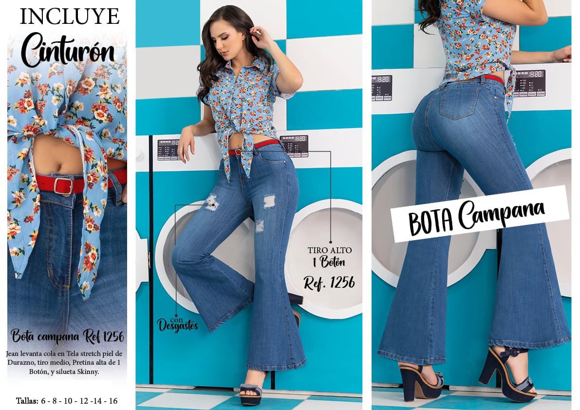 Ref. 072 -X1256 Jean colombiano push up - Ropa Colombiana