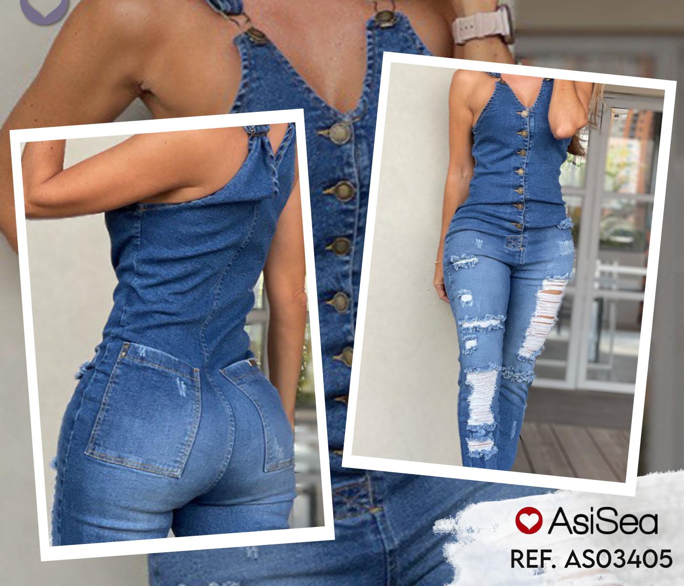 Ref. 011 -AS03405 Colombian jean overalls