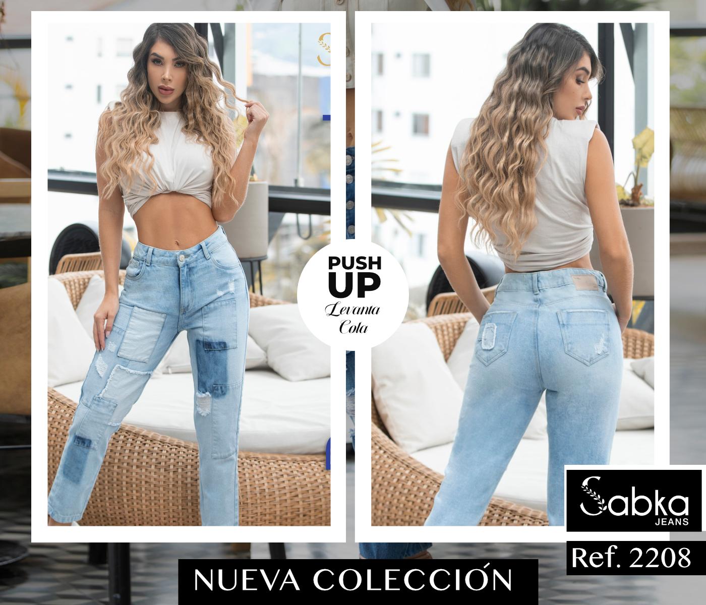 Ref. 069 -SK-2208 Jean push up colombiano - Ropa Colombiana