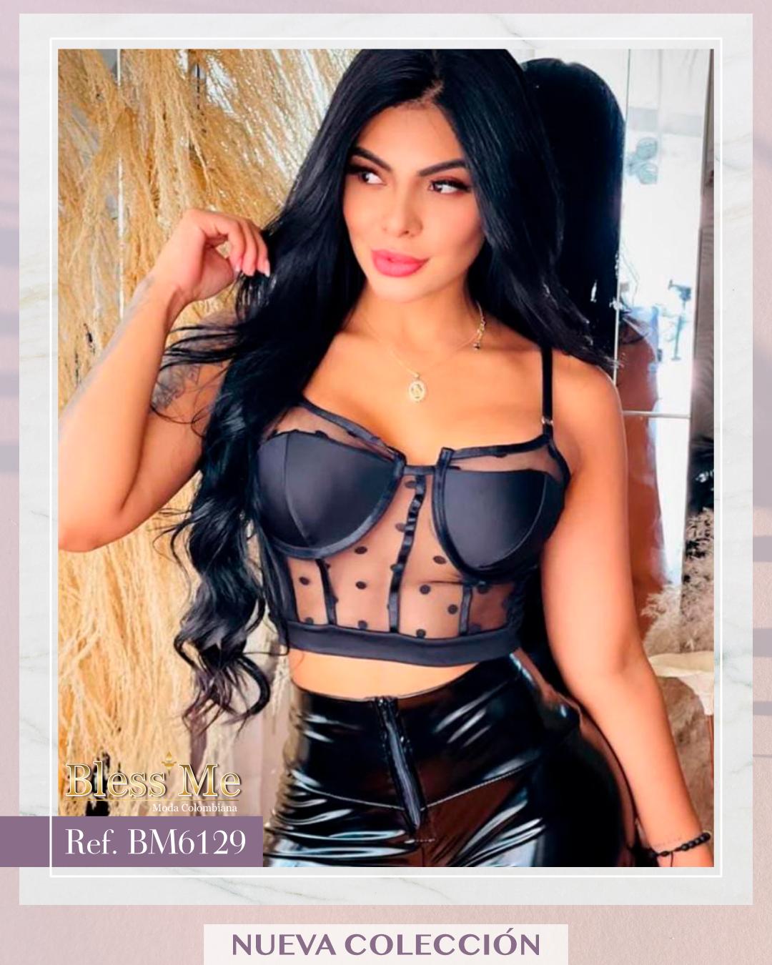 Ref. 030 -BM6129 Blusa colombiana - Ropa Colombiana