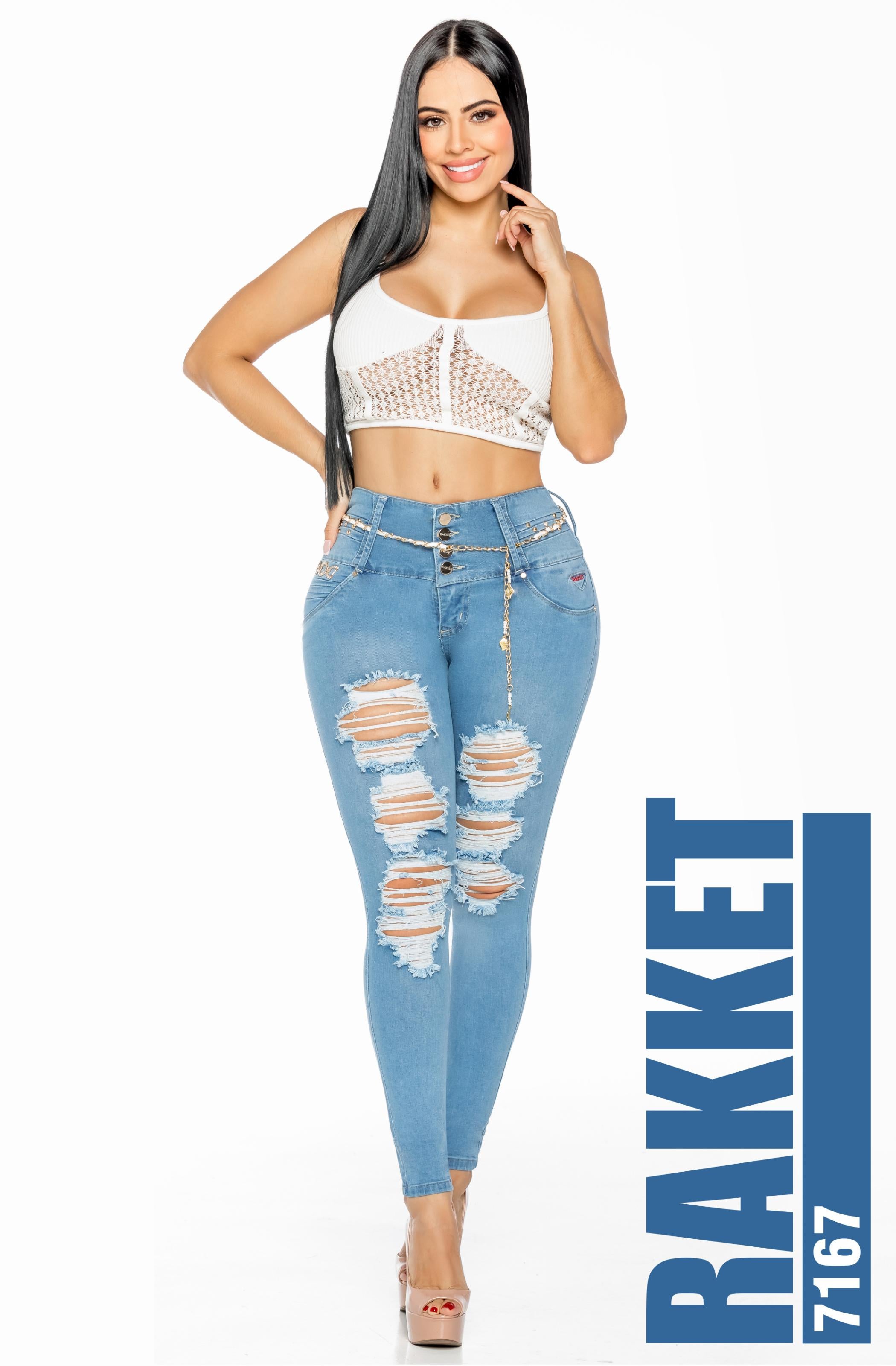 Ref. 006 -7167 Jeans Push Up Colombiano - Ropa Colombiana