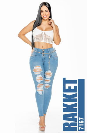 Ref. 006 -7167 Jeans Push Up Colombiano - Ropa Colombiana