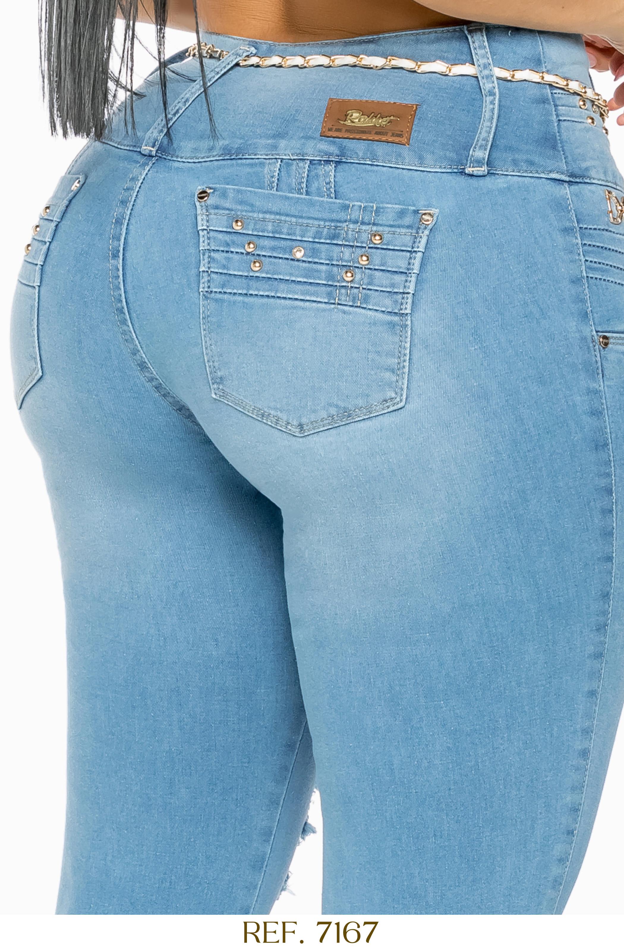 Ref. 006 -7167 Jeans Push Up Colombiano - Ropa Colombiana