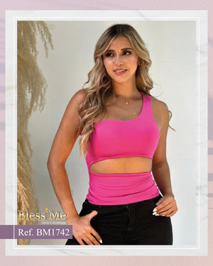 Ref. 741258 -BM1742 Blusa colombiana manga corta de verano - Ropa Colombiana