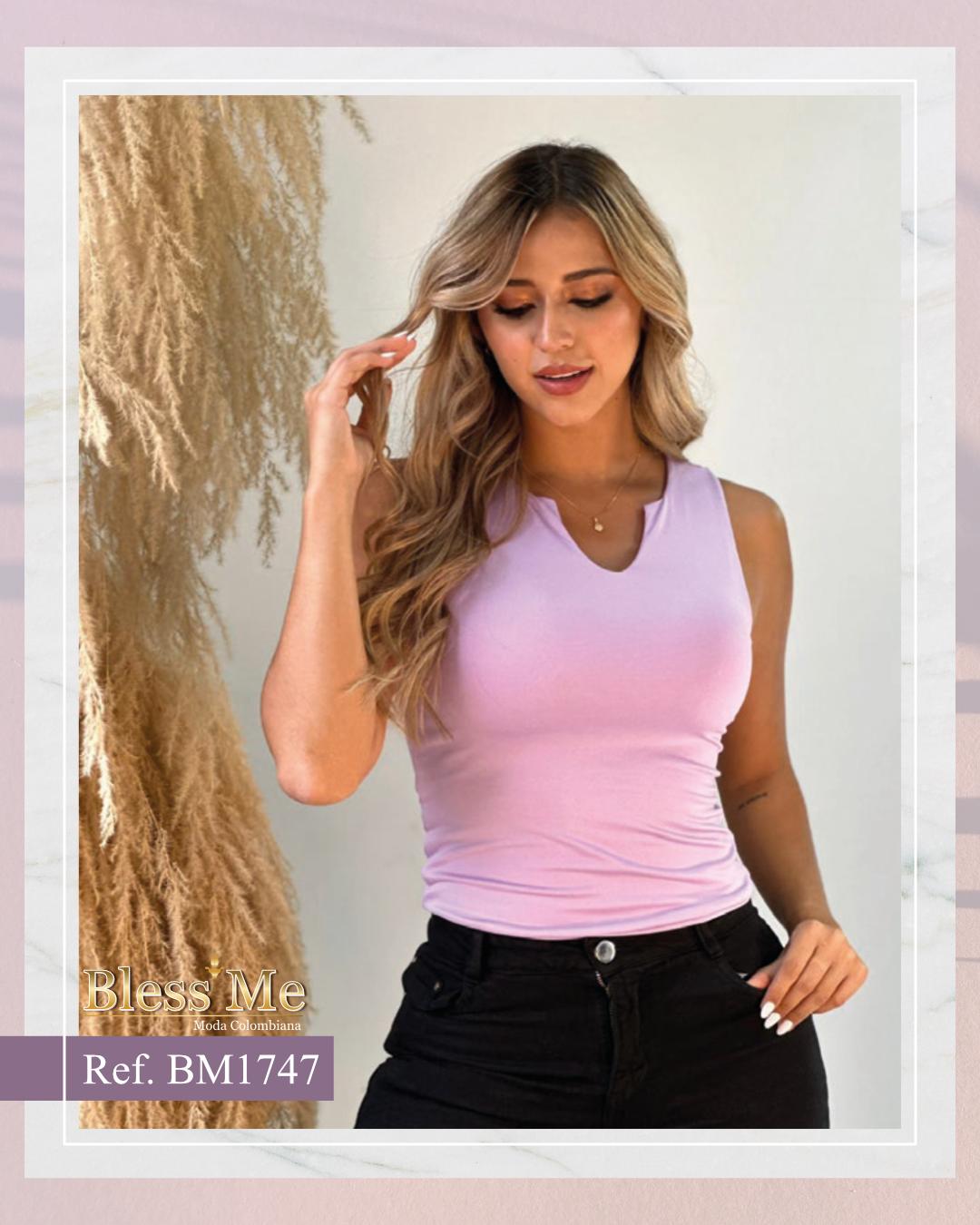 Ref. 741258 -BM1747 Blusa colombiana manga corta de verano