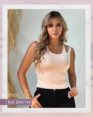 Ref. 741258 -BM1748 Blusa colombiana manga corta de verano - Ropa Colombiana