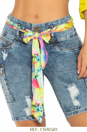Ref. 041 -CB4020 Short push up colombiano - Ropa Colombiana