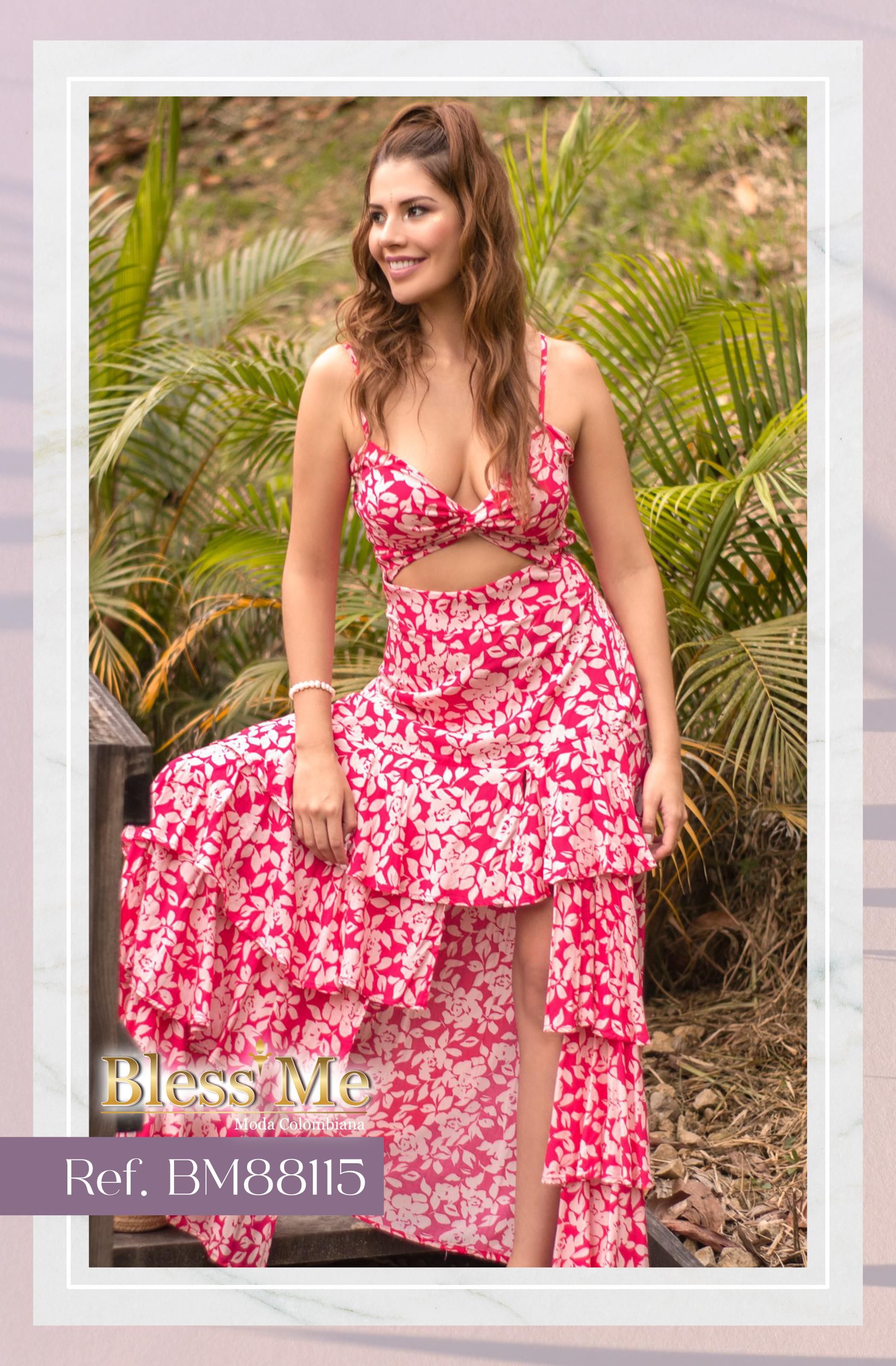 Ref. 87452 -BM88115 Vestido de Fiesta Largo