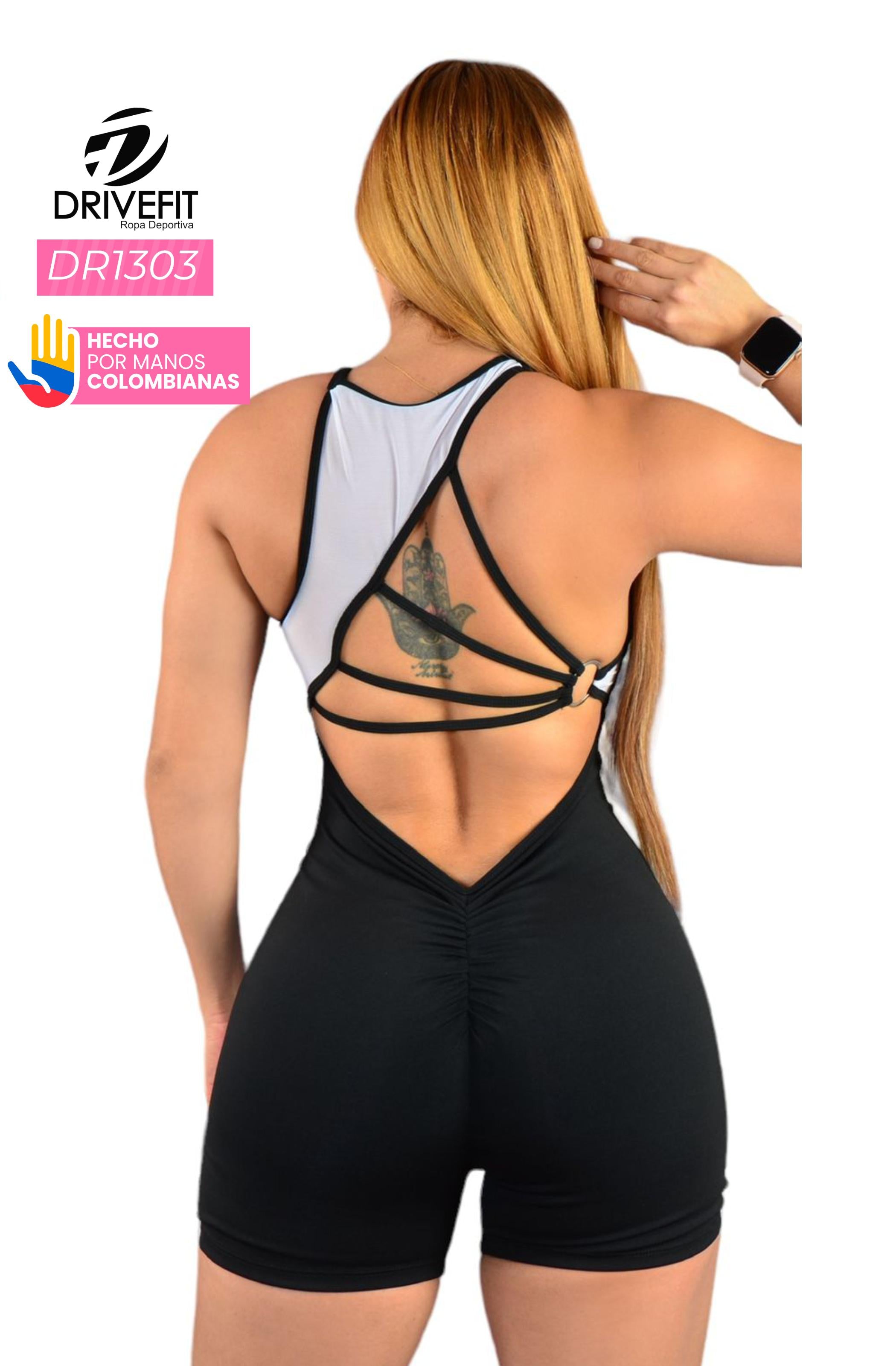 Ref. 097 -DR1303 Deportivo Enterizo Short - Ropa Colombiana