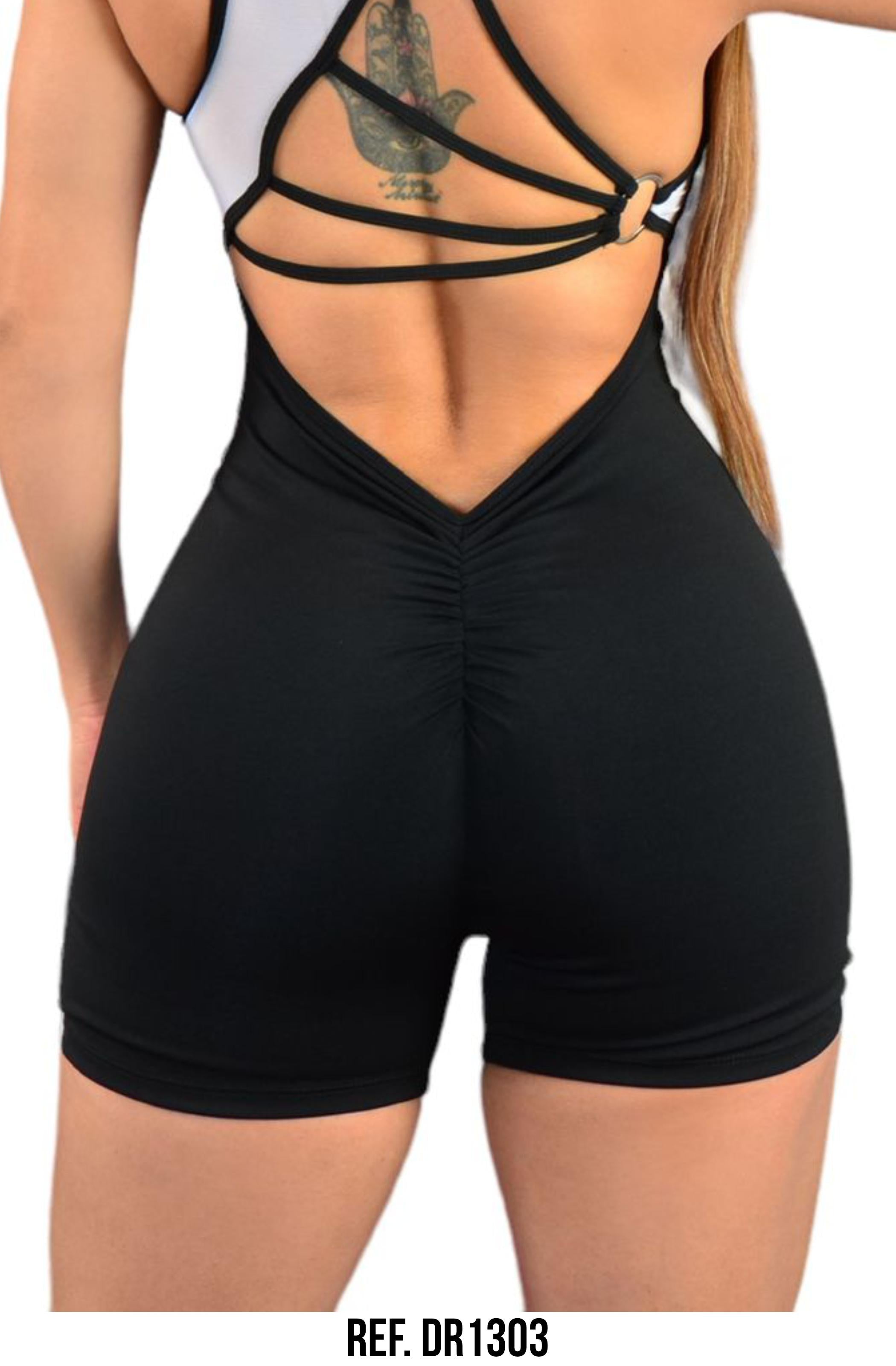 Ref. 097 -DR1303 Deportivo Enterizo Short - Ropa Colombiana
