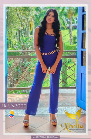 Ref. 058 -X3000 Enterizo Boutique Largo - Ropa Colombiana