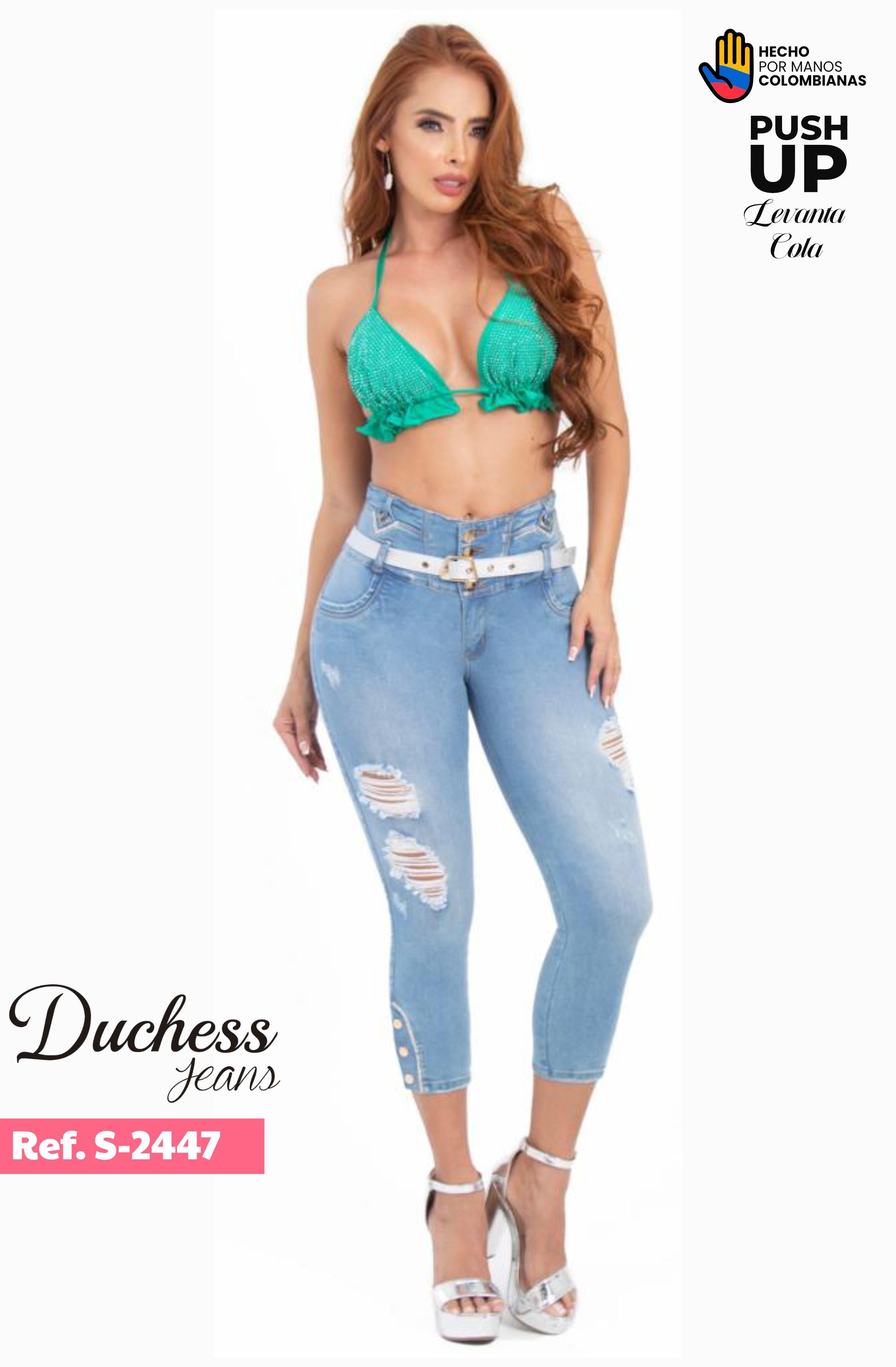 Ref. 037 -S-2447 Colombian Push Up Jean