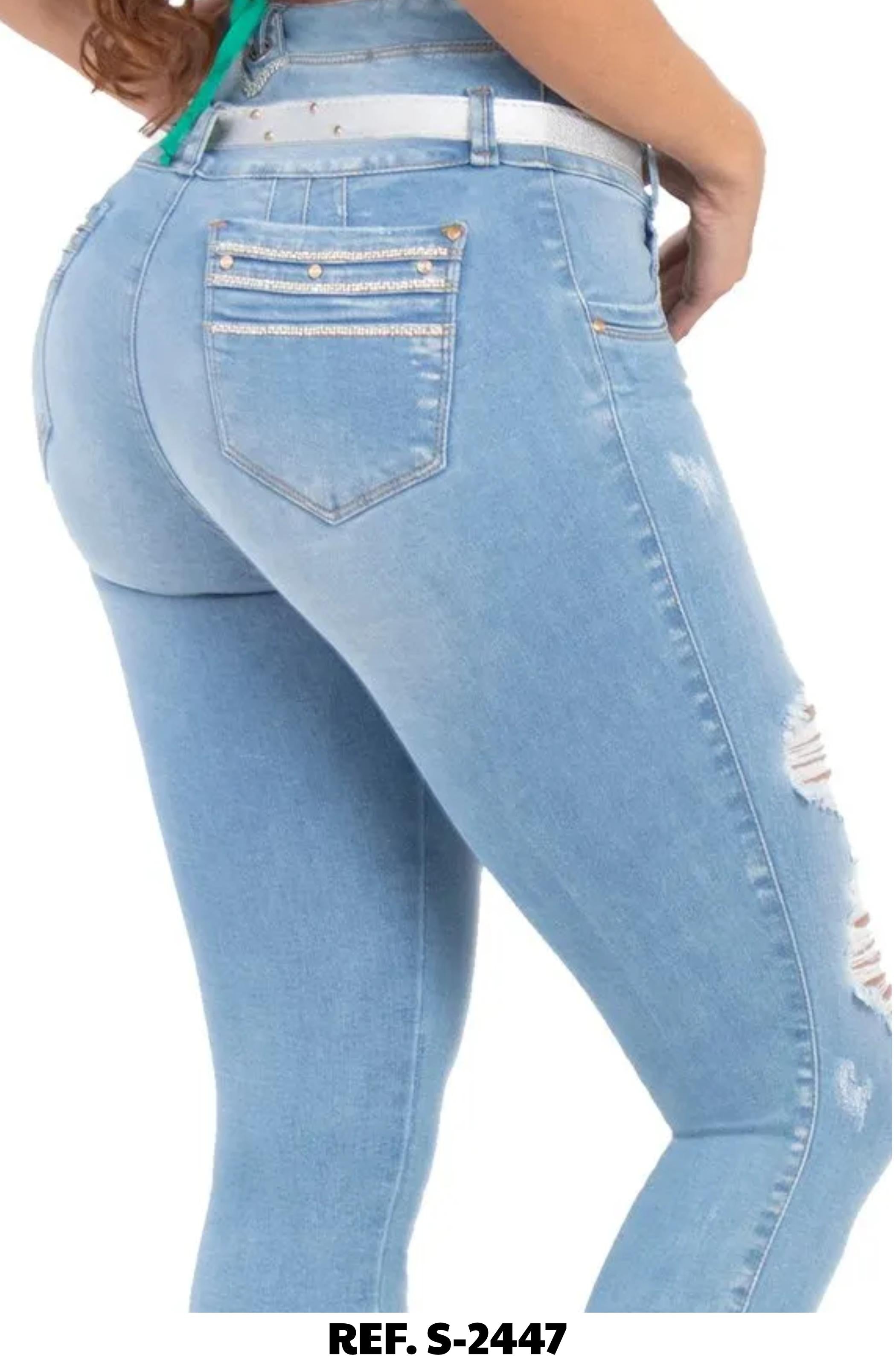 Ref. 037 -S-2447 Jean Colombiano Push Up - Ropa Colombiana