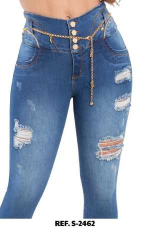 Ref. 037 -S-2462 Jean Colombiano Push Up - Ropa Colombiana