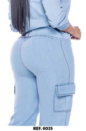 Ref. 006 -R6025 Conjunto Largo Colombiano - Ropa Colombiana