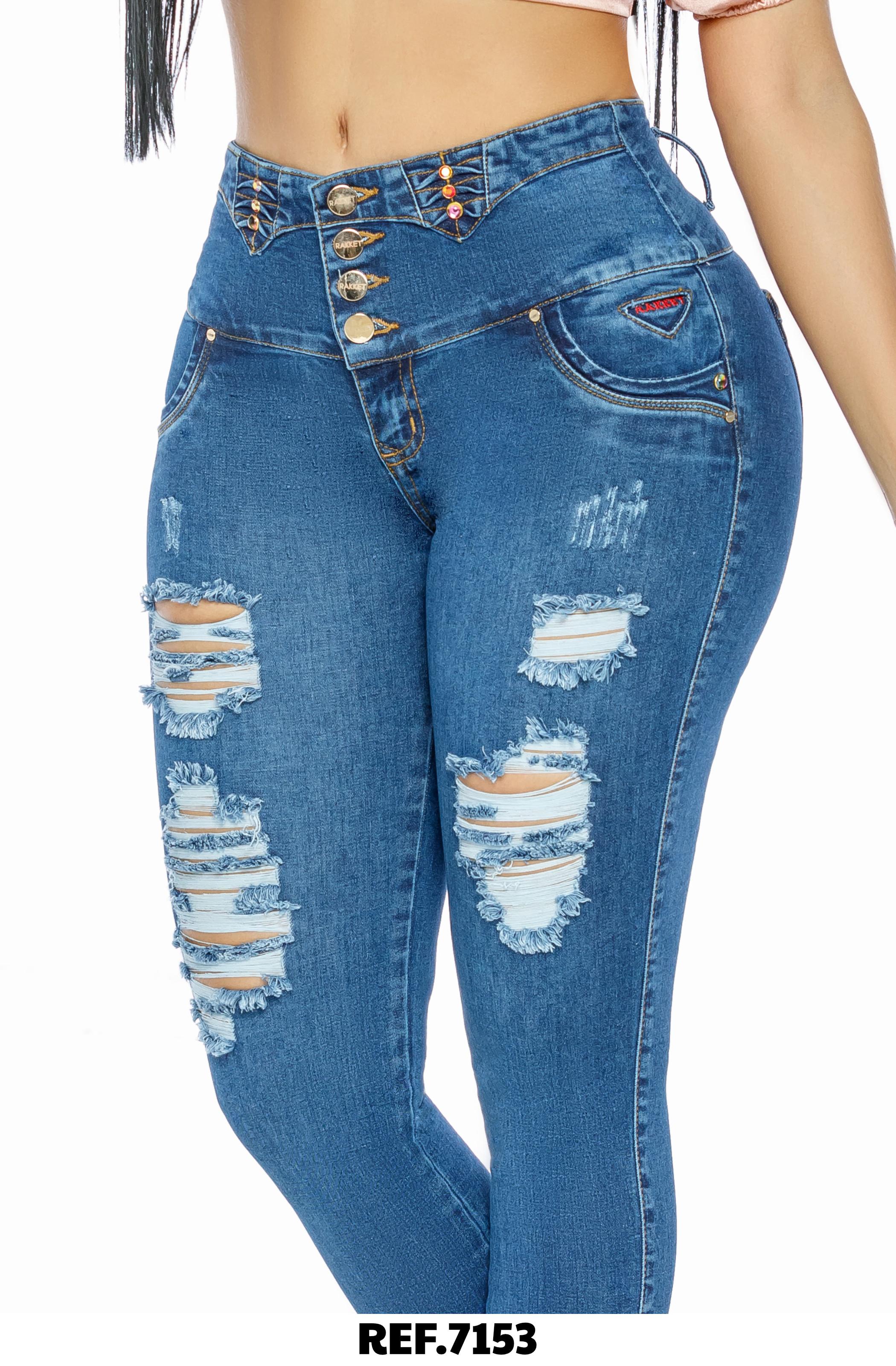 Ref. 006 -7153 Jeans Colombianos Push Up - Ropa Colombiana