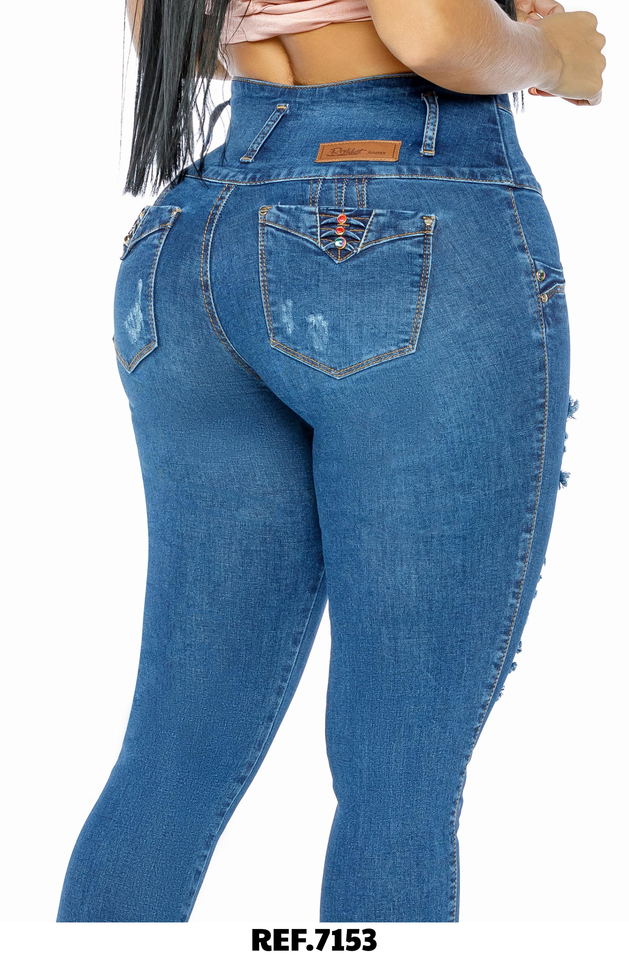 Ref. 006 -7153 Jeans Colombianos Push Up - Ropa Colombiana