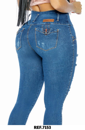 Ref. 006 -7153 Jeans Colombianos Push Up - Ropa Colombiana