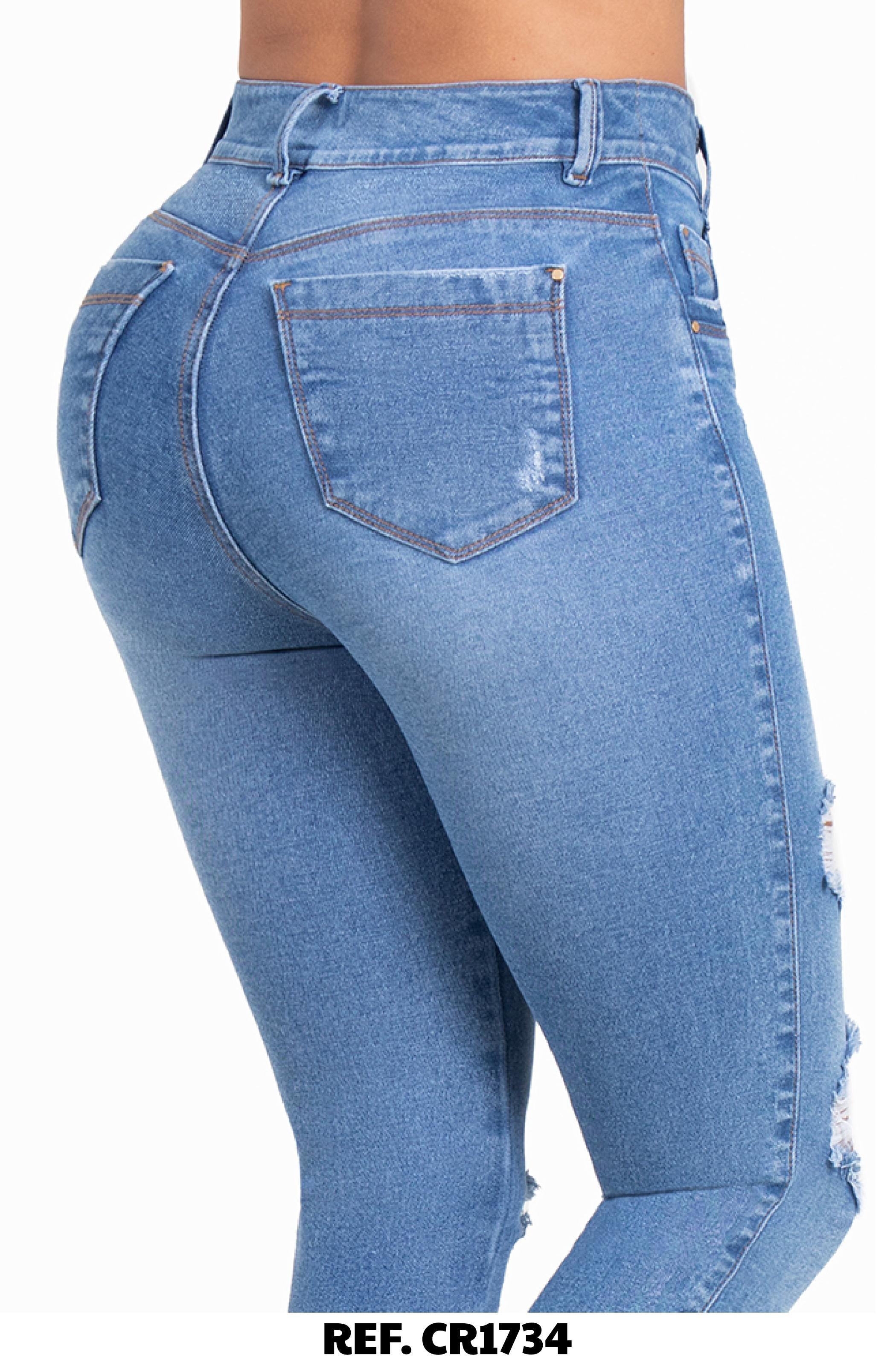 Ref. 037 -CR1734 Jean Push Up Colombiano - Ropa Colombiana