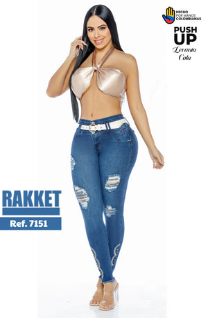 Ref. 006 -7151 Jeans Colombianos Push Up - Ropa Colombiana