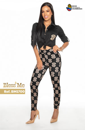 Ref. 024 -BM1700 Conjunto Largo Colombiano - Ropa Colombiana