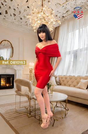 Ref. 003 -DB10163 Vestido de Fiesta Corto - Ropa Colombiana