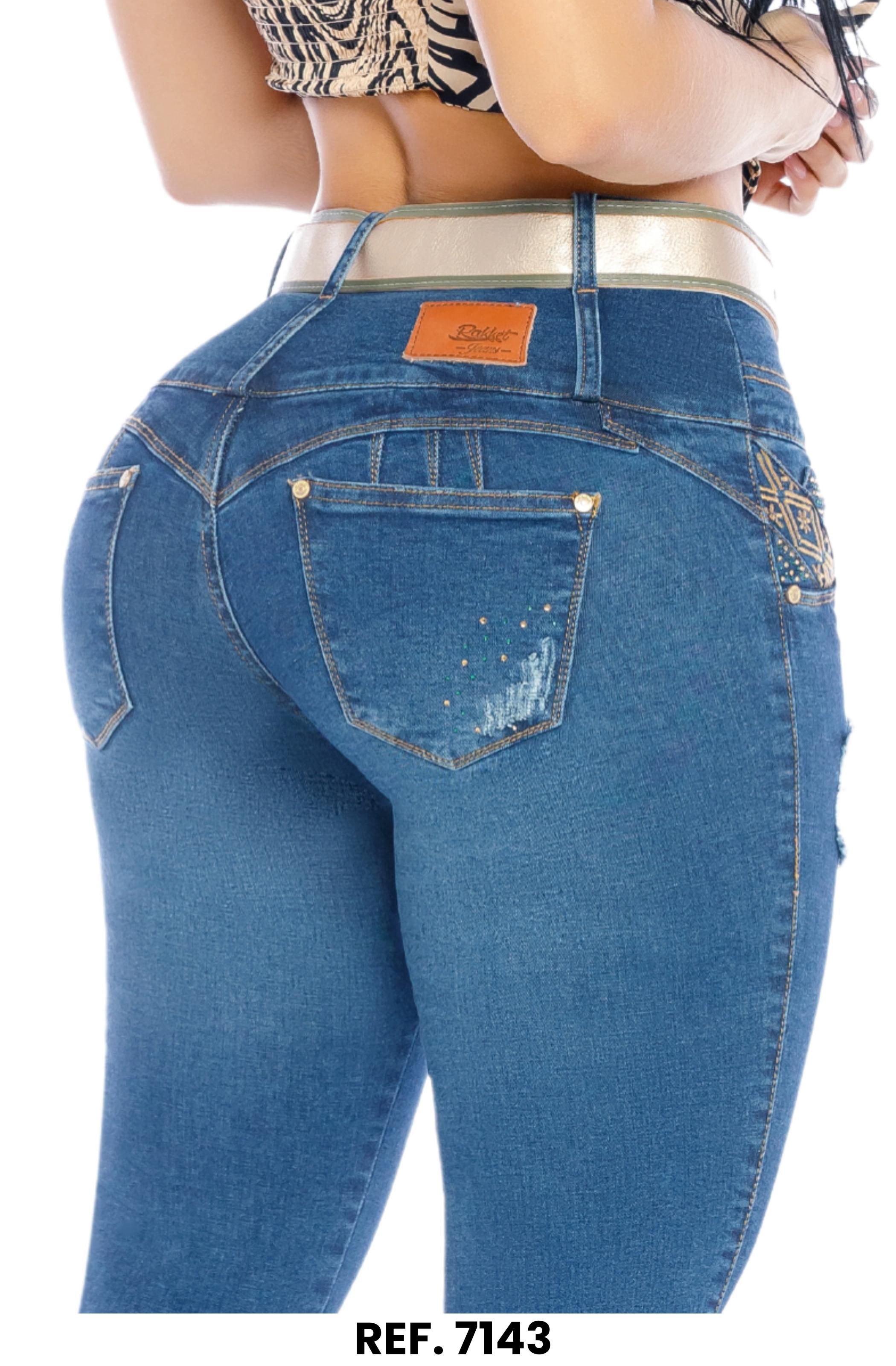 Ref. 006 -7143 Vaquero colombiano push up - Ropa Colombiana