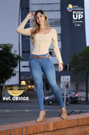 Ref. 041 -CB1008 Jeans Colombianos Push Up - Ropa Colombiana