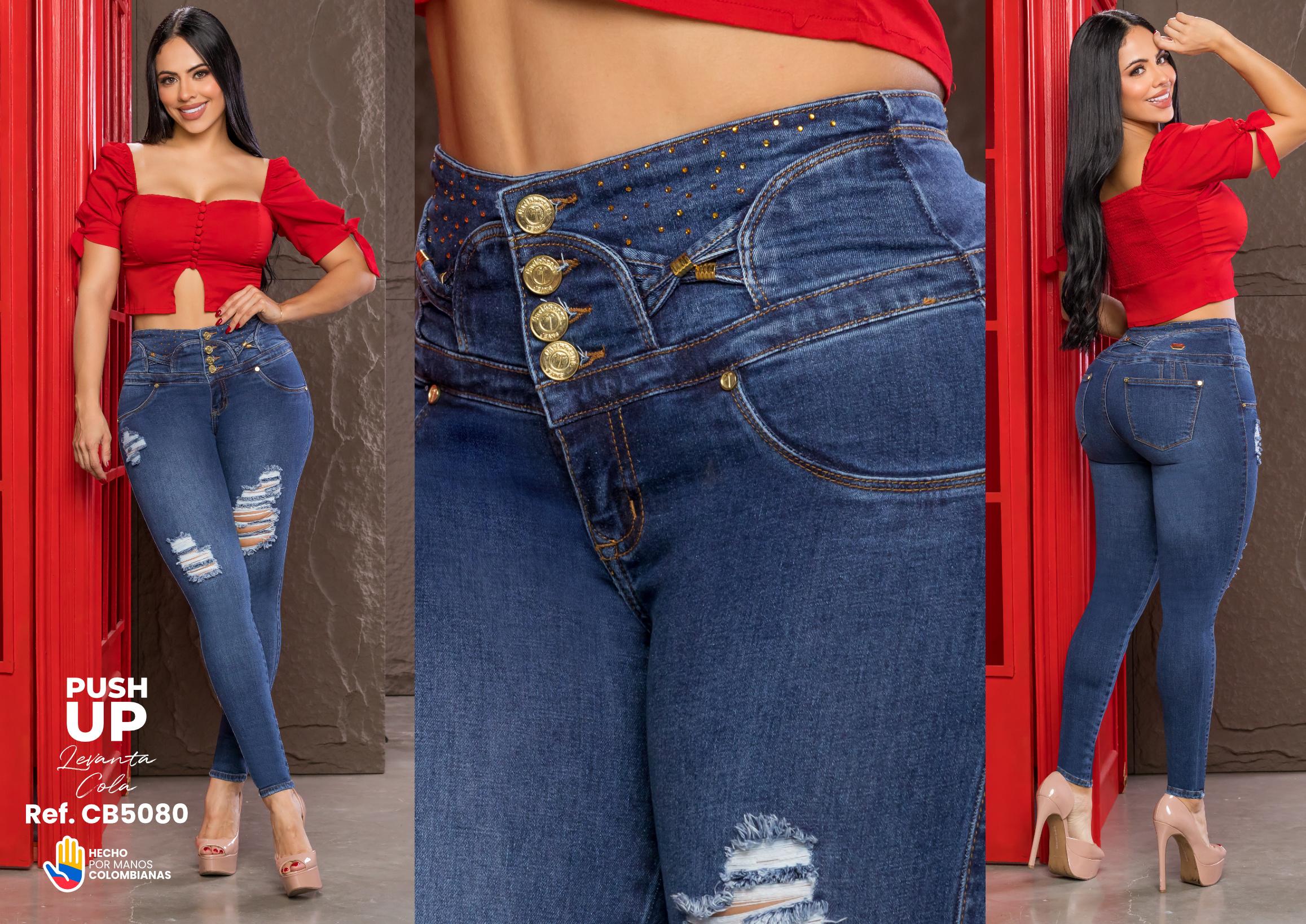 Ref. 041 -CB5080 Jean Push Up Colombiano - Ropa Colombiana