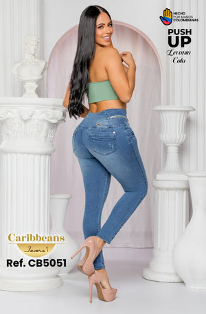 Ref. 041 -CB5051 Jean Levanta cola de moda - Ropa Colombiana