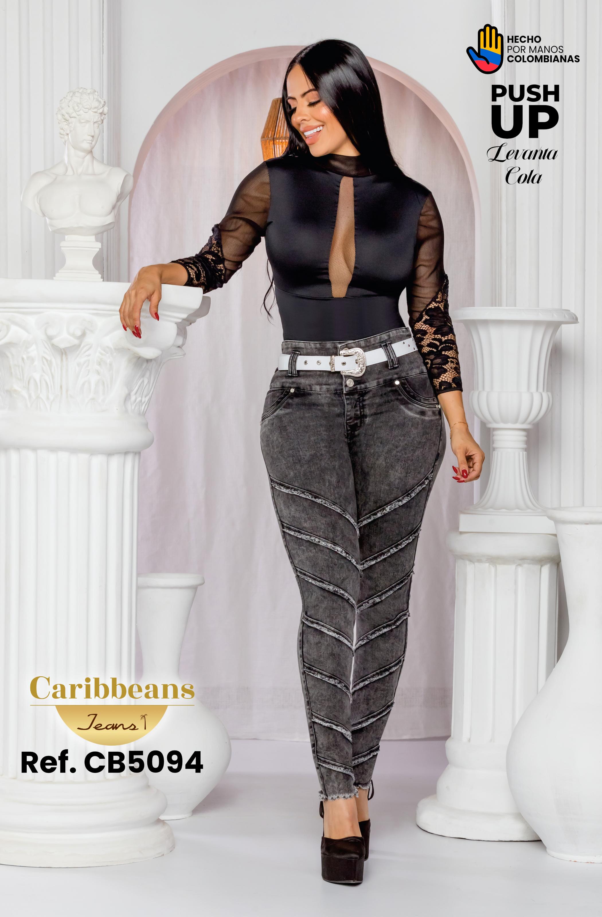 Ref. 041 -CB5094 Jean colombiano push up - Ropa Colombiana