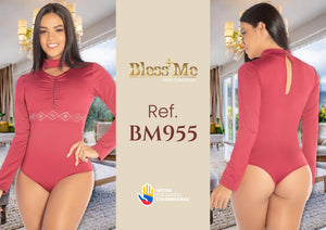 Ref. 058 -BM955 Body reductor con latex moda colombiana - Ropa Colombiana