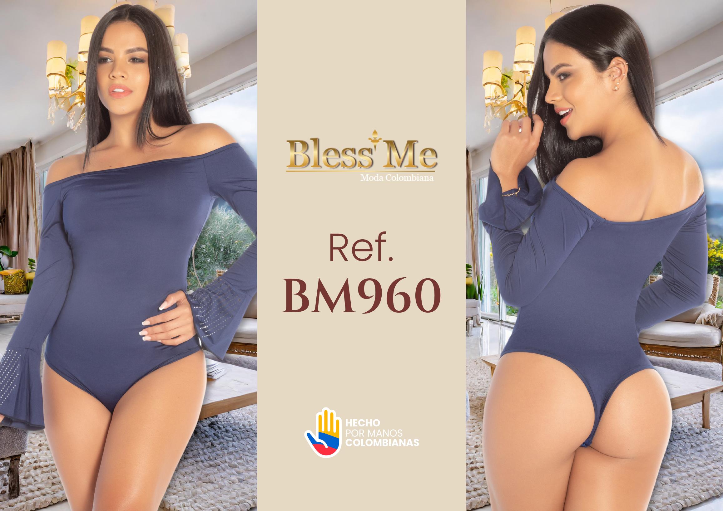 Ref. 058 -BM960 Body reductor con latex moda colombiana - Ropa Colombiana
