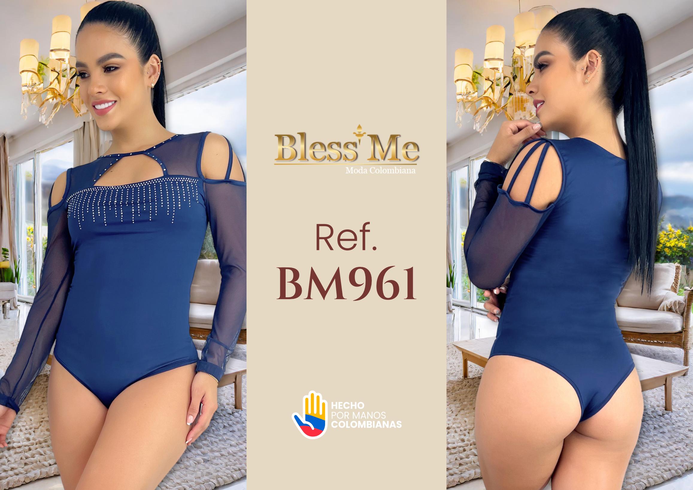 Ref. 058 -BM961 Body reductor con latex moda colombiana - Ropa Colombiana