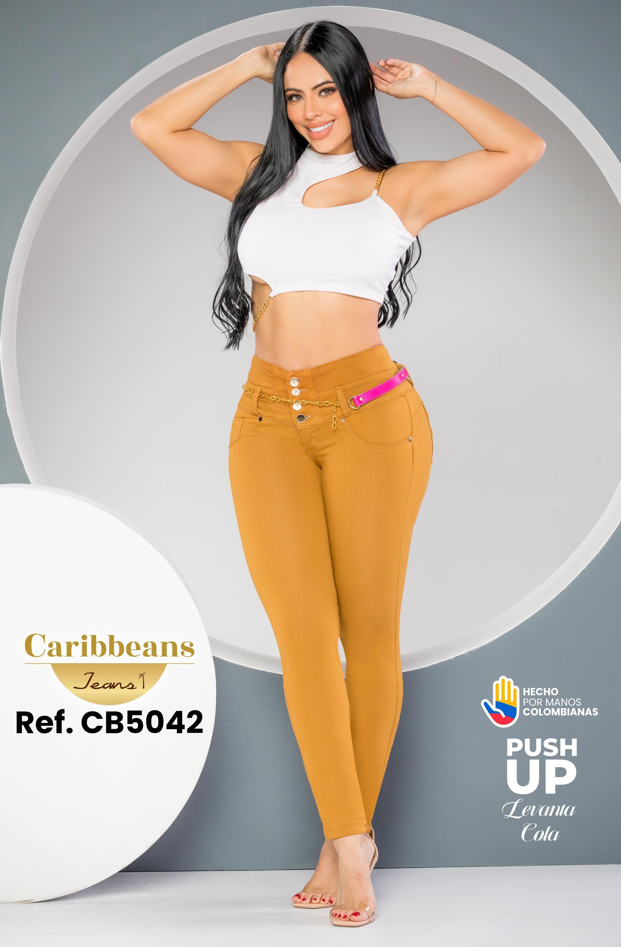 Ref. 041 -CB5042 Jean Levanta cola de moda - Ropa Colombiana
