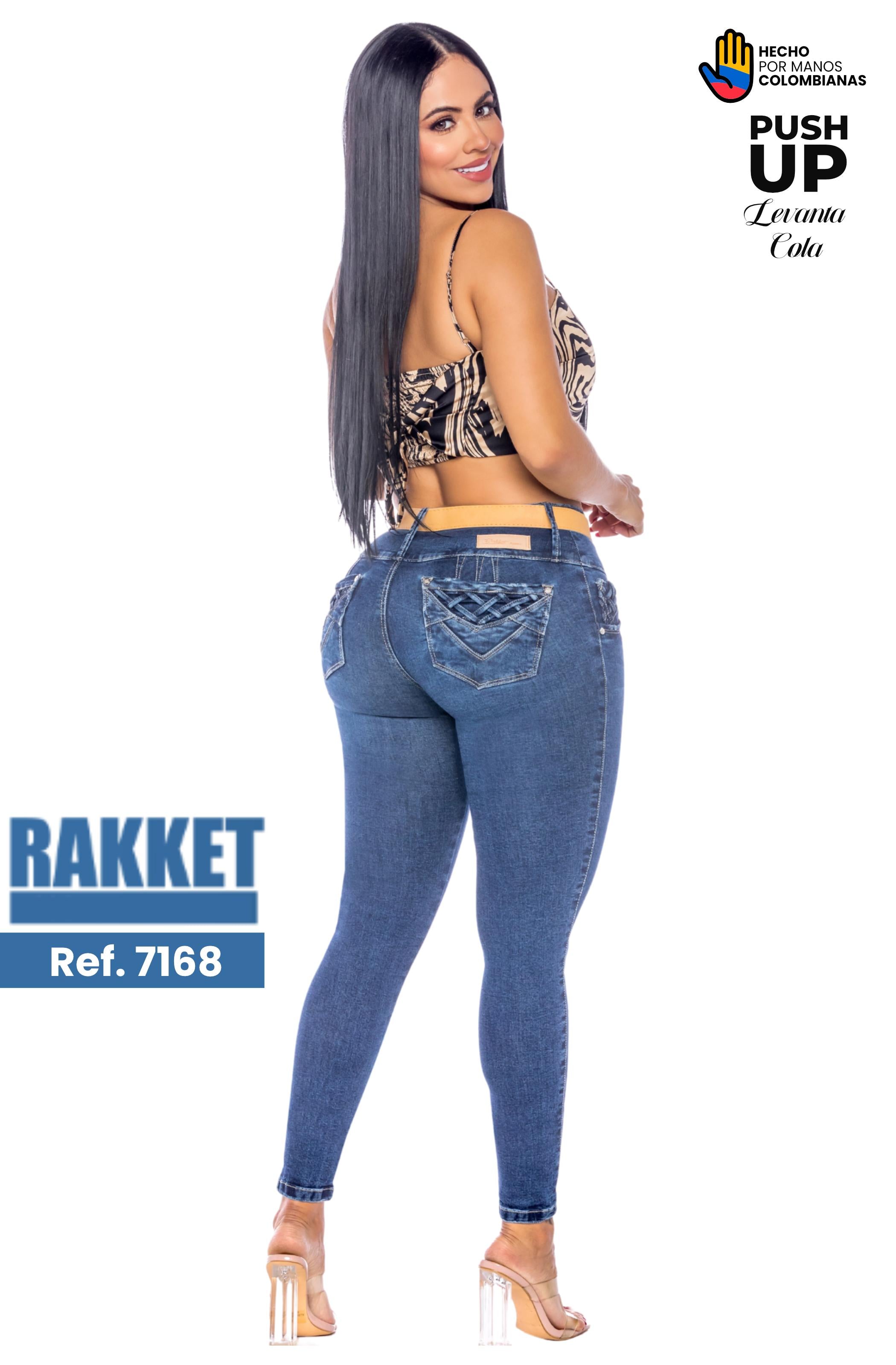 Ref. 006 -7168 Jeans Colombianos Levantacola