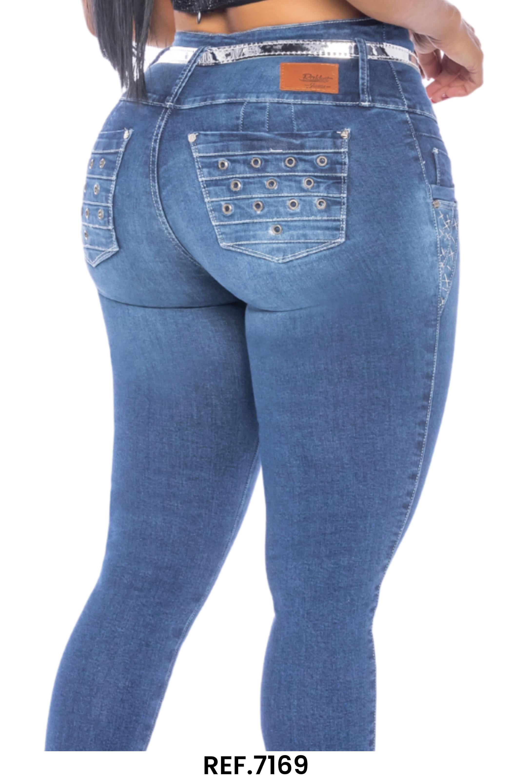 Ref. 006 -7169 Jeans Colombianos Levantacola - Ropa Colombiana
