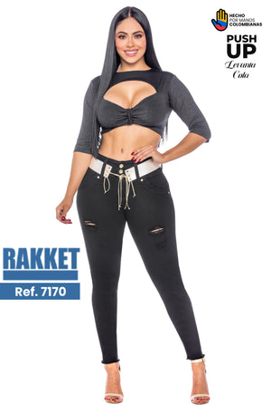 Ref. 006 -7170 Jeans Colombianos Levantacola - Ropa Colombiana