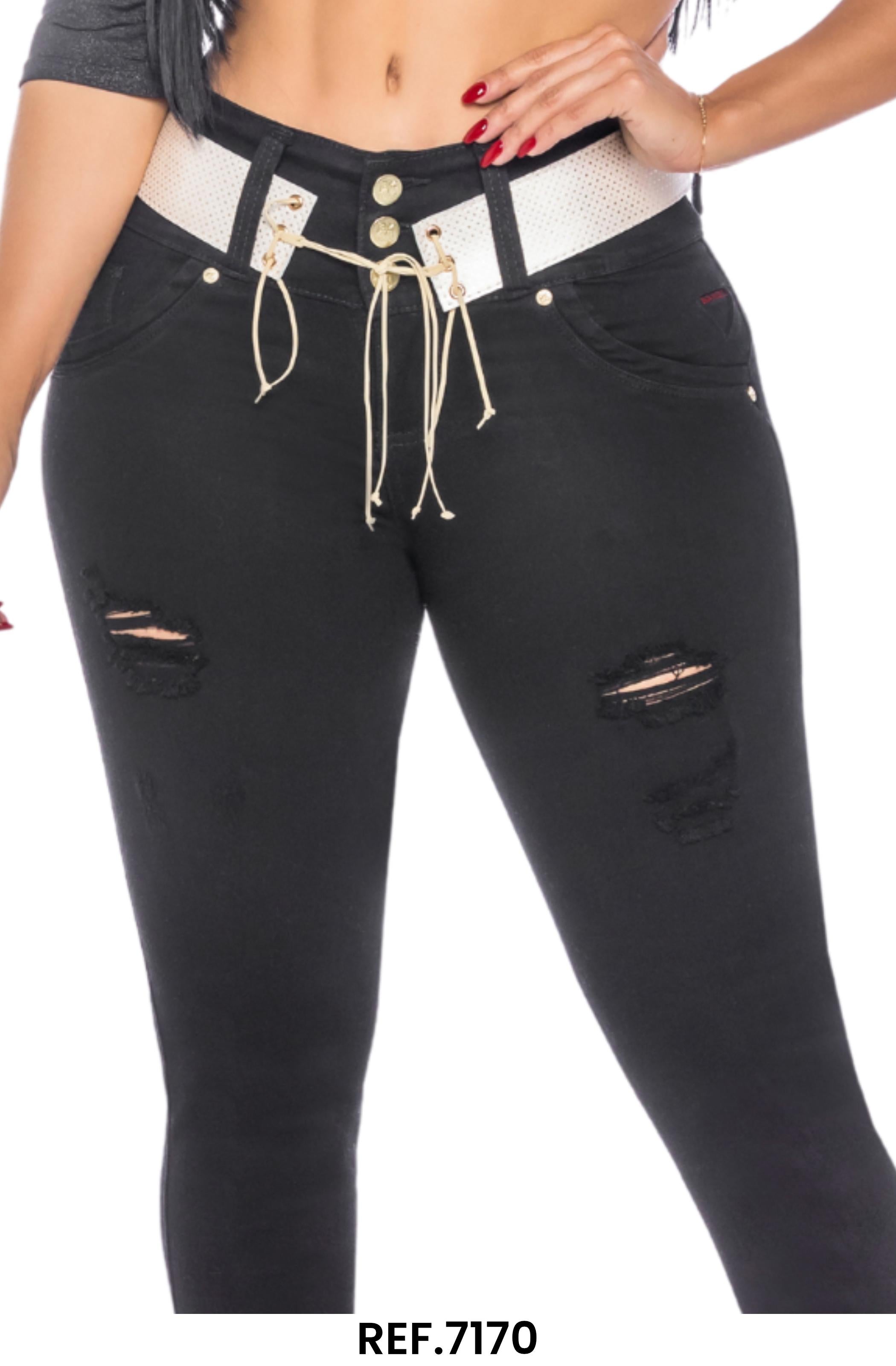 Ref. 006 -7170 Jeans Colombianos Levantacola - Ropa Colombiana