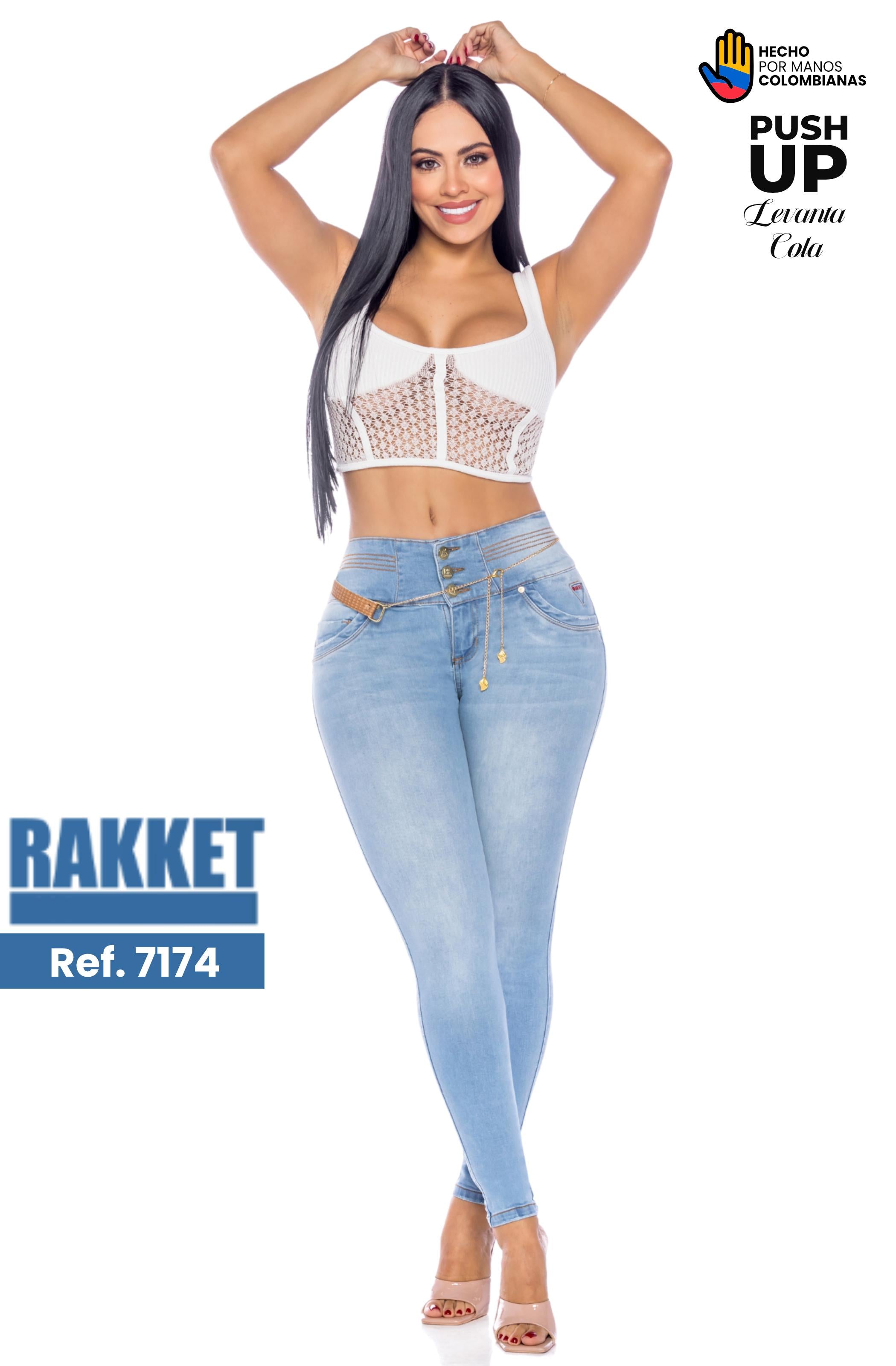 Ref. 006 -7174 Jeans Colombianos Levantacola