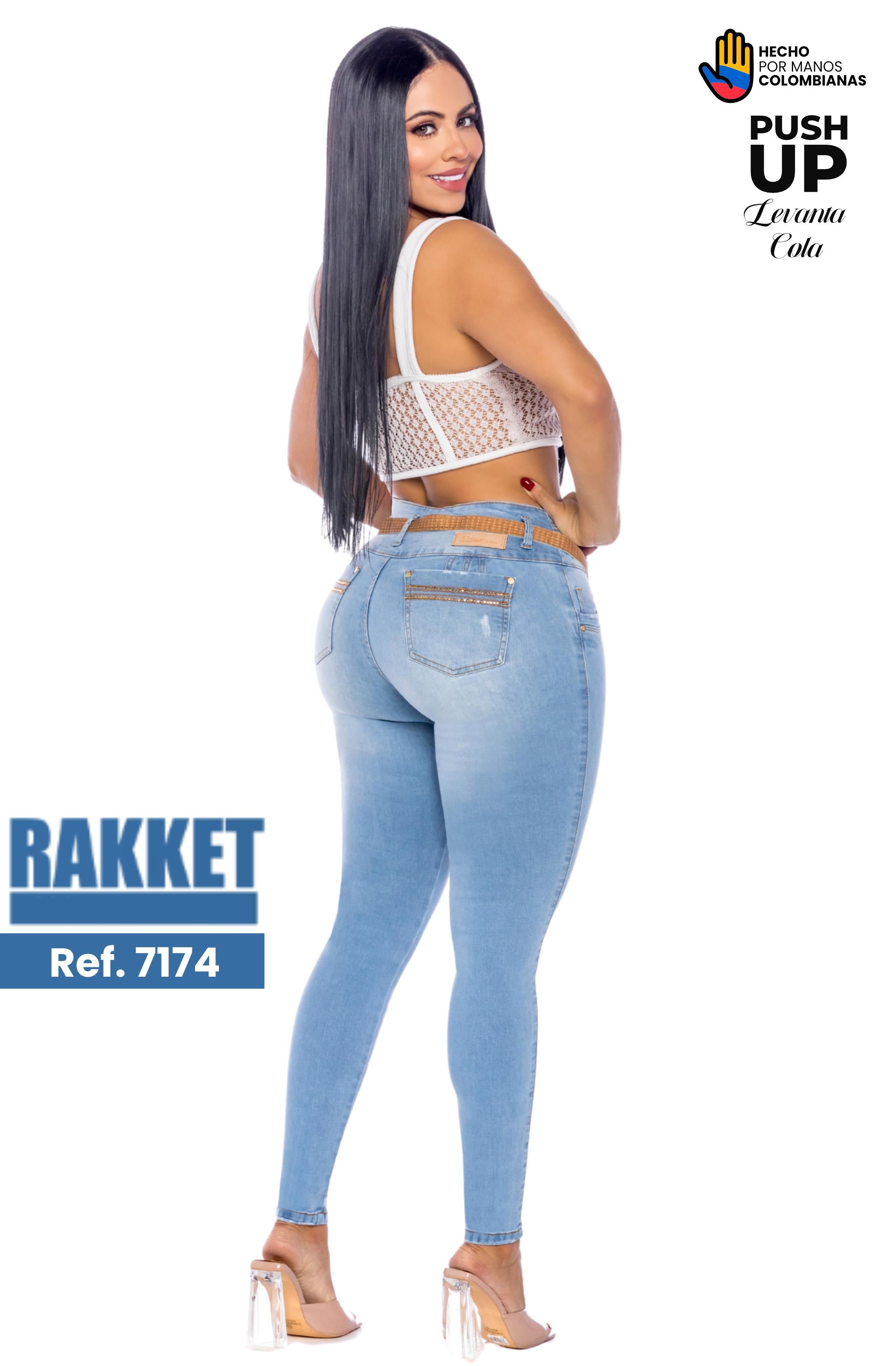 Ref. 006 -7174 Jeans Colombianos Levantacola