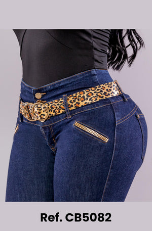 Ref. 041 -CB5082 Jean Levantacola Colombiano - Ropa Colombiana