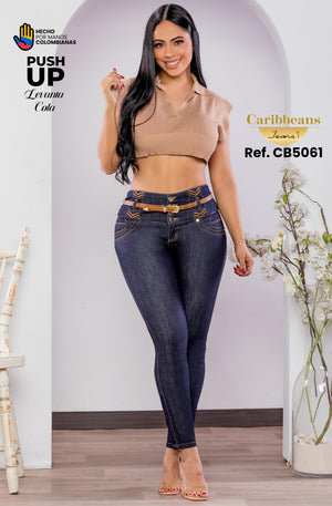 Ref. 041 -CB5061 Jean levanta cola Colombiano - Ropa Colombiana