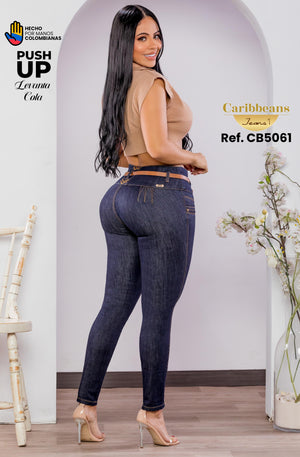 Ref. 041 -CB5061 Jean levanta cola Colombiano - Ropa Colombiana