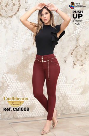 Ref. 041 -CB1009 Jeans Colombianos Push Up - Ropa Colombiana