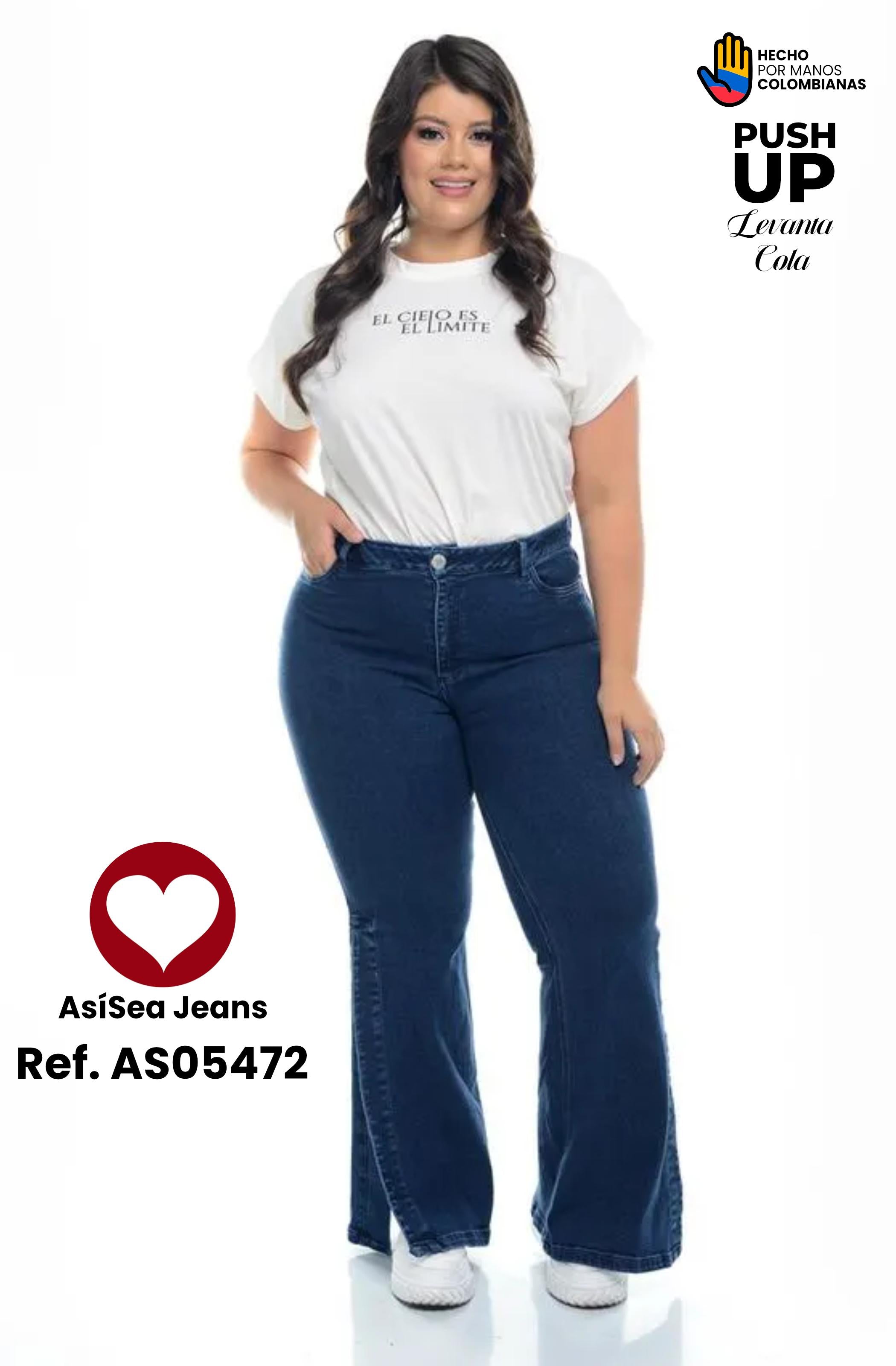 Ref. 011 -AS05472 Jean Bota Campana Levantacola - Ropa Colombiana